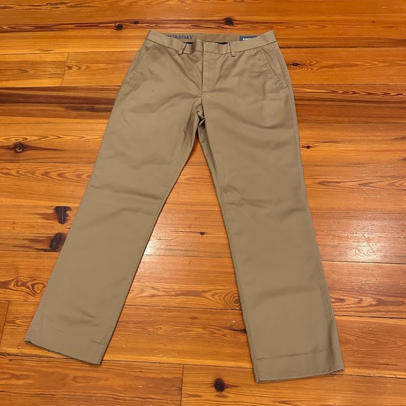 Bonobos men’s size 32/waist 34/length khaki chinos pants - Picture 1 of 6